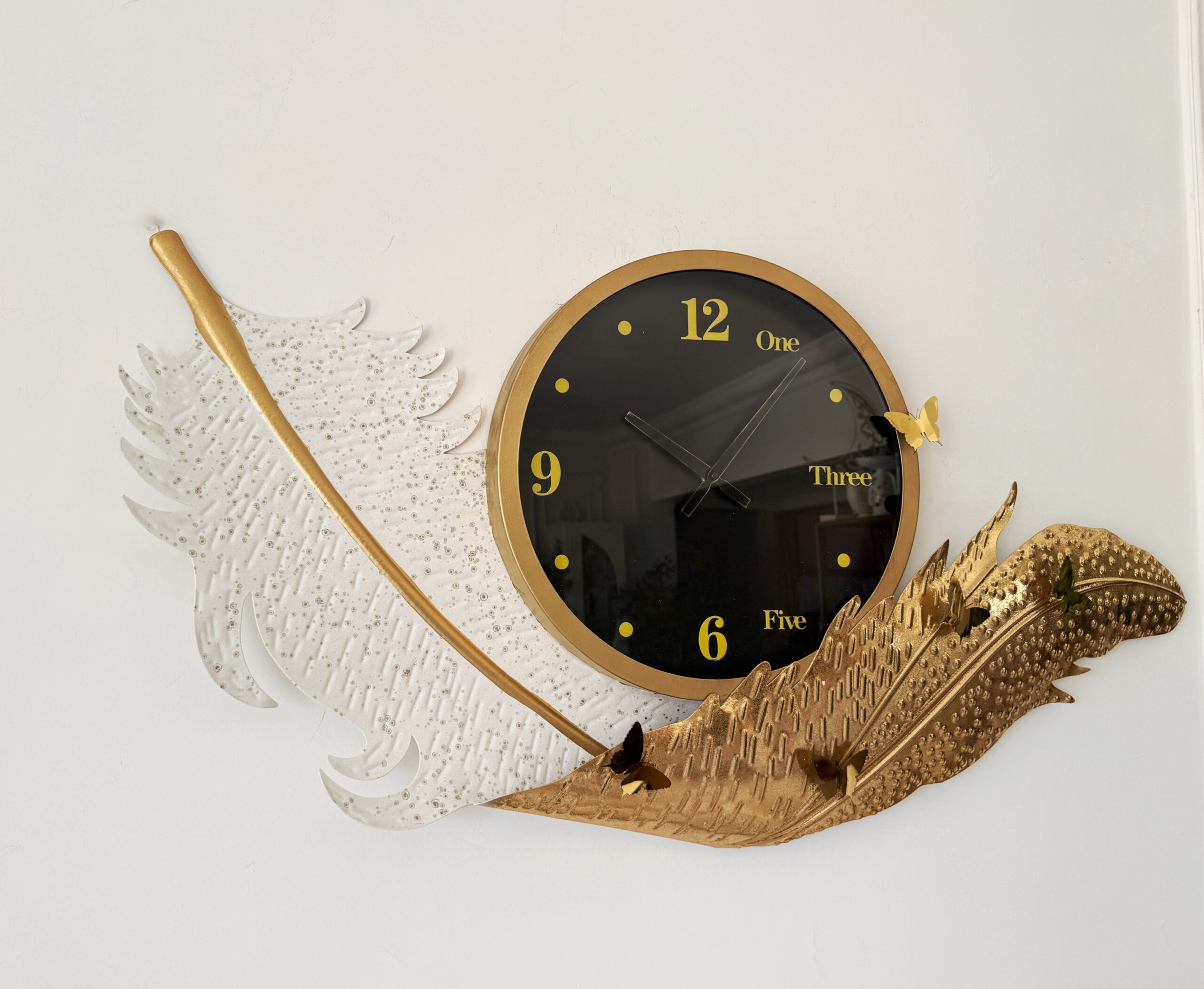 Steel clock
